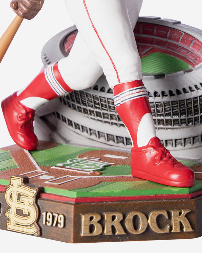 Lou Brock St Louis Cardinals Retired Pro Gate Series Bobblehead FOCO - FOCO.com