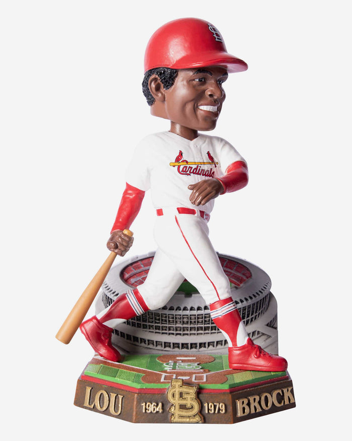 Lou Brock St Louis Cardinals Retired Pro Gate Series Bobblehead FOCO - FOCO.com