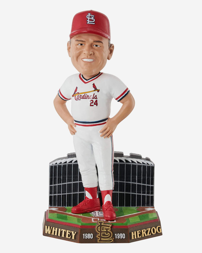 Whitey Herzog St Louis Cardinals Retired Pro Gate Series Bobblehead FOCO - FOCO.com