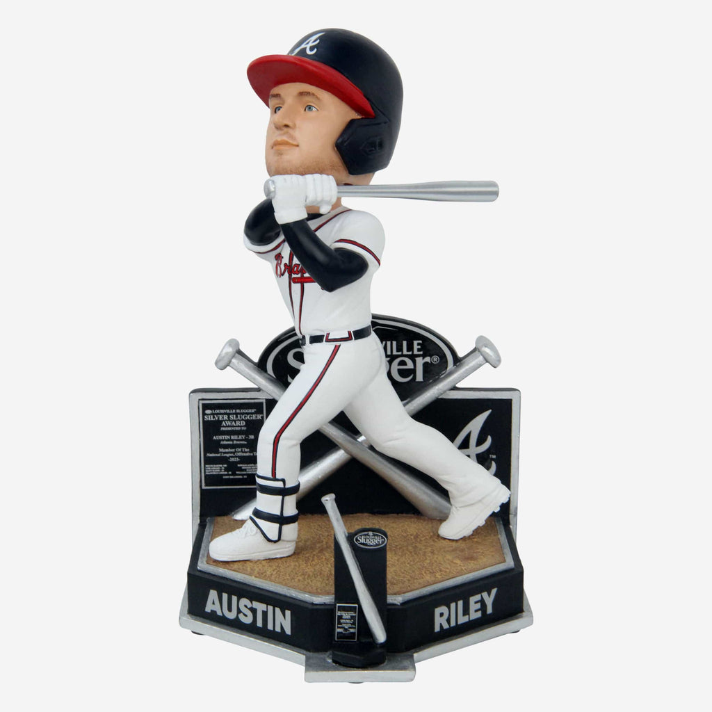 Austin Riley Atlanta Braves 2023 Silver Slugger Bobblehead FOCO - FOCO.com