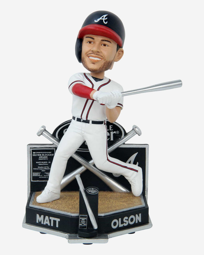 Matt Olson Atlanta Braves 2023 Silver Slugger Bobblehead FOCO - FOCO.com