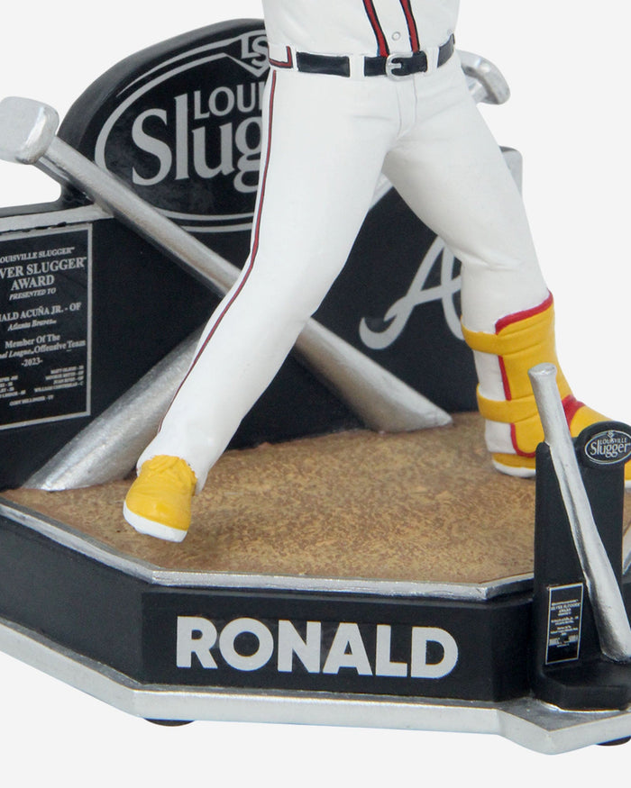 Ronald Acuna Jr Atlanta Braves 2023 Silver Slugger Bobblehead FOCO - FOCO.com