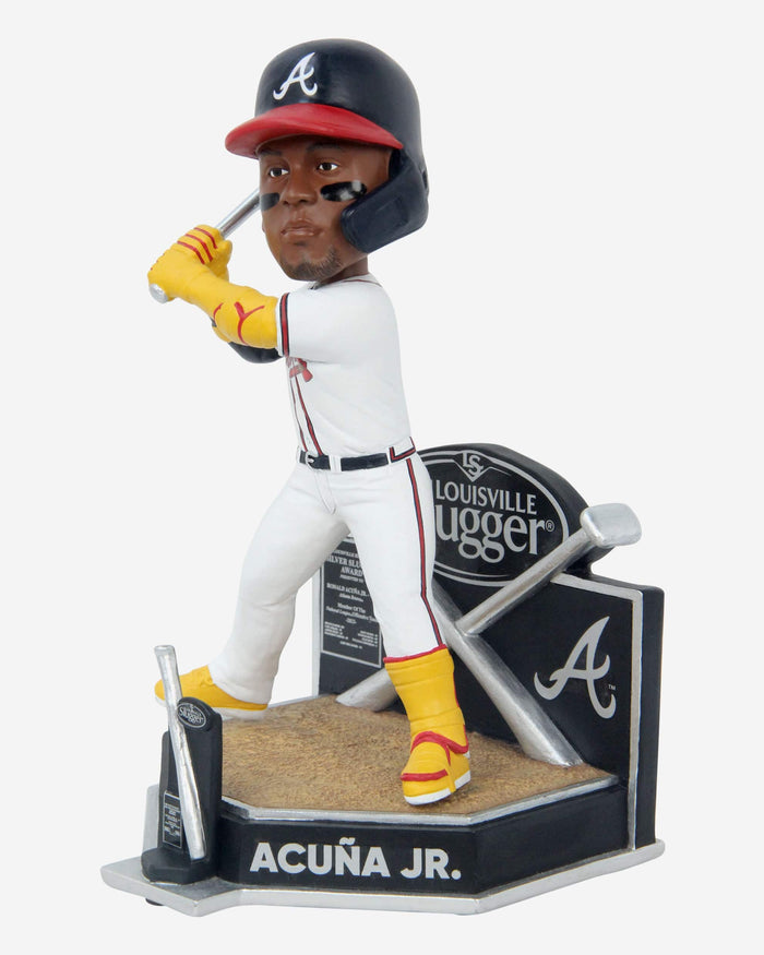 Ronald Acuna Jr Atlanta Braves 2023 Silver Slugger Bobblehead FOCO - FOCO.com