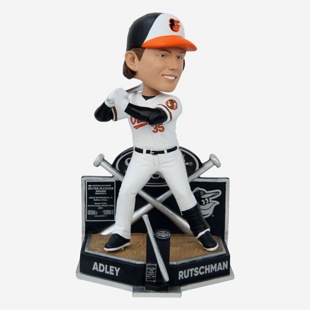 Adley Rutschman Baltimore Orioles 2023 Silver Slugger Bobblehead FOCO - FOCO.com