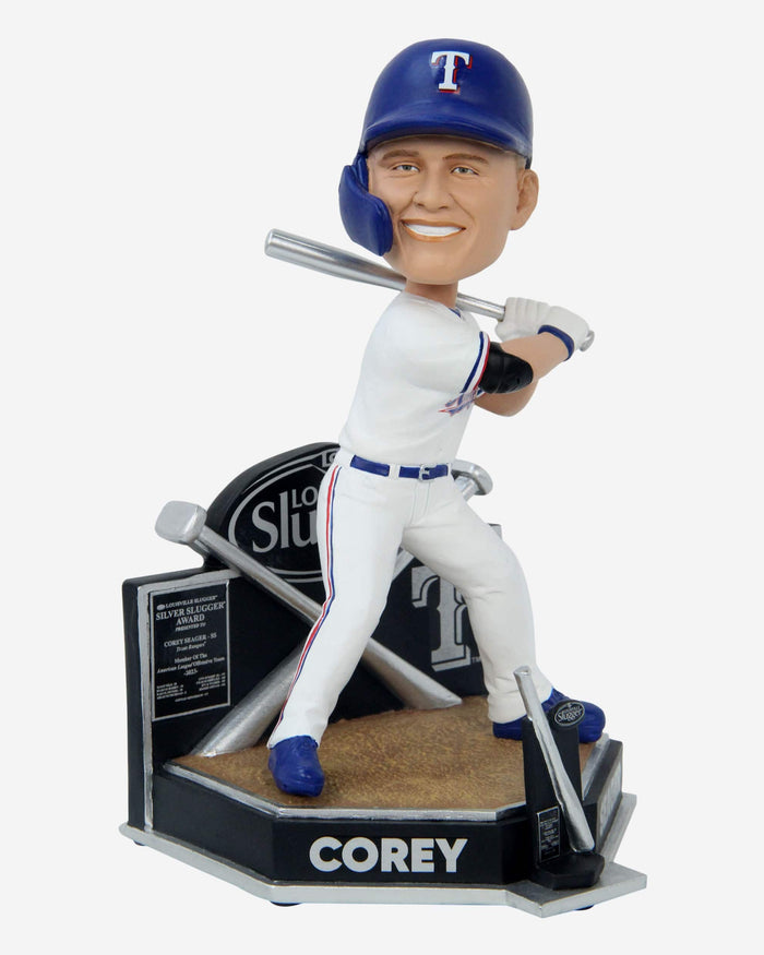 Corey Seager Texas Rangers 2023 Silver Slugger Bobblehead FOCO - FOCO.com