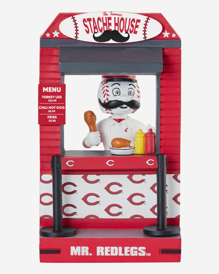 Mr Redlegs Cincinnati Reds 2024 Opening Day Mascot Bobblehead FOCO - FOCO.com