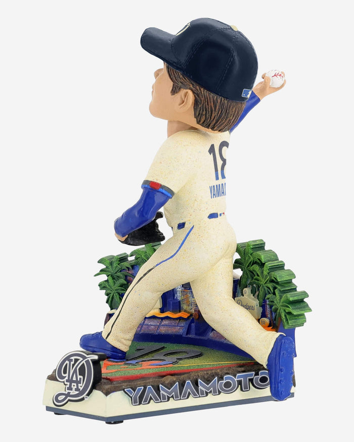 Yoshinobu Yamamoto Los Angeles Dodgers 2024 City Connect Bobblehead FOCO - FOCO.com