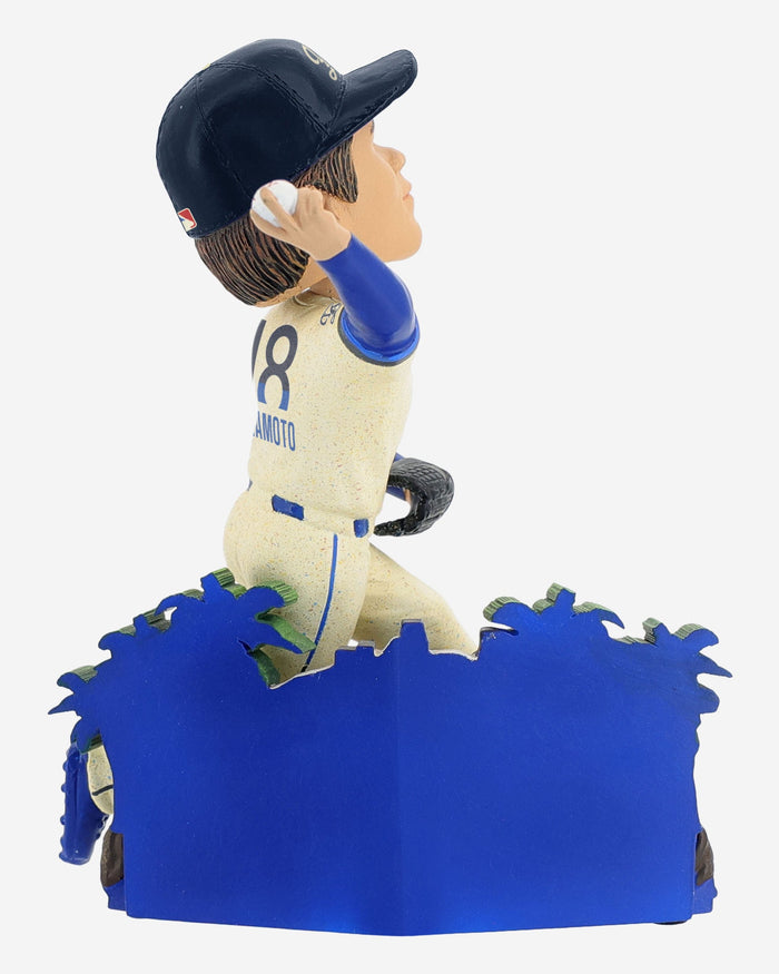 Yoshinobu Yamamoto Los Angeles Dodgers 2024 City Connect Bobblehead FOCO - FOCO.com