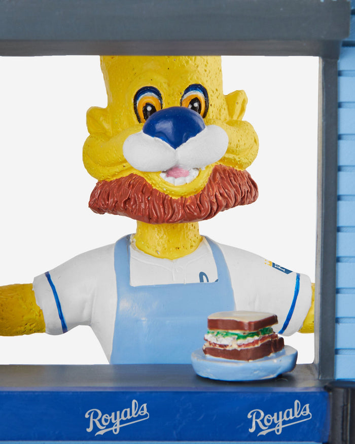 Sluggerrr Kansas City Royals 2024 Opening Day Mascot Bobblehead FOCO - FOCO.com