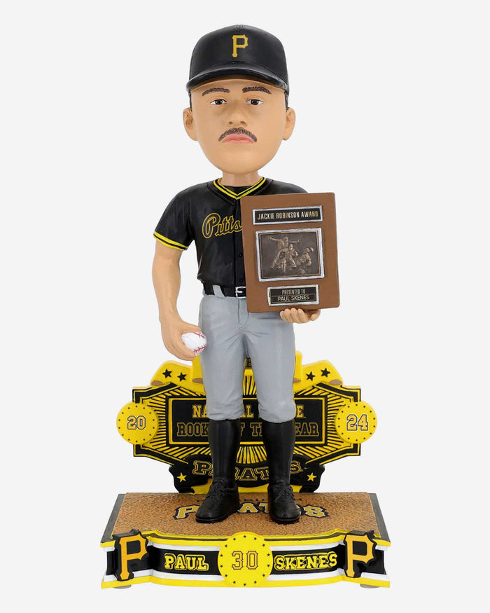 Paul Skenes Pittsburgh Pirates 2024 NL Rookie of the Year Bobblehead FOCO - FOCO.com