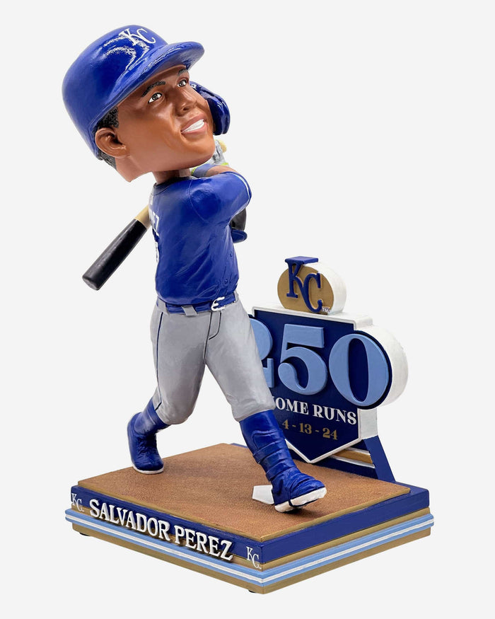 Salvador Perez Kansas City Royals 250 Home Runs Bobblehead FOCO - FOCO.com