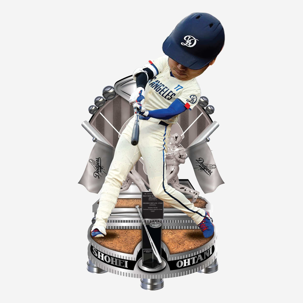 Shohei Ohtani Los Angeles Dodgers 2025 Silver Slugger Bobblehead FOCO - FOCO.com