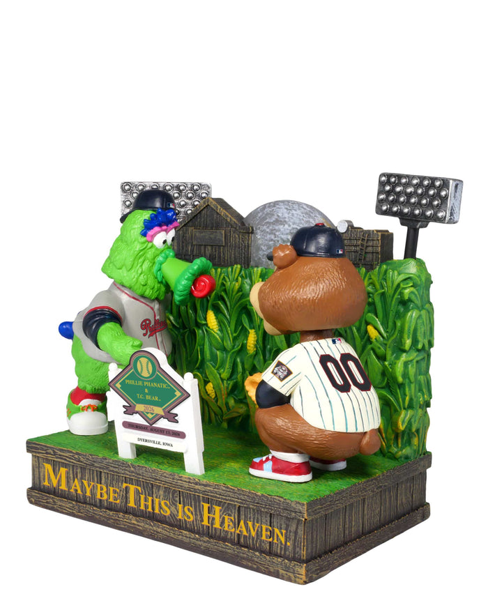 Philadelphia Phillies & Minnesota Twins 2026 Dyersville Maybe This is Heaven Mascot Dual Bobblehead