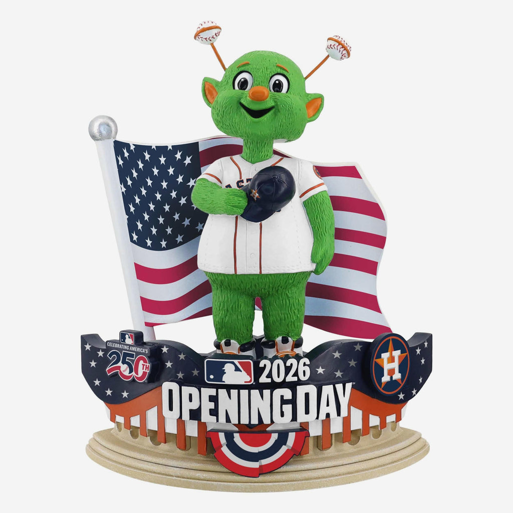Orbit Houston Astros 2026 Opening Day Mascot Bobblehead FOCO - FOCO.com