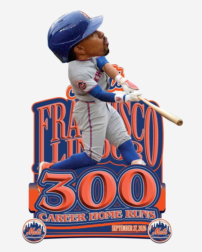Francisco Lindor New York Mets 300 Home Run Bobblehead