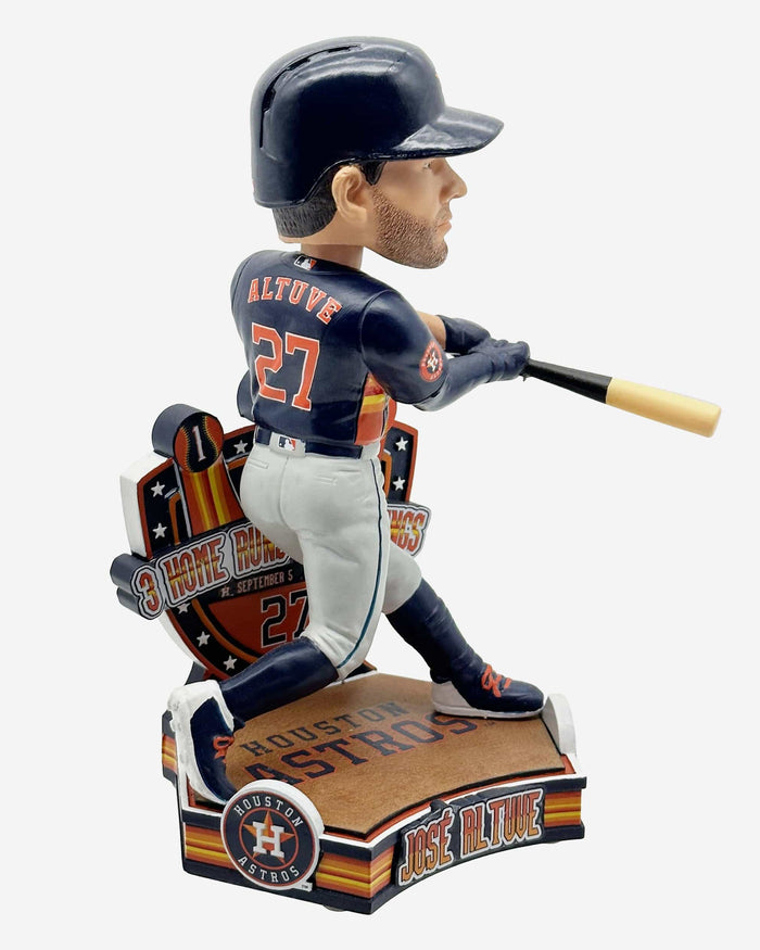 Jose Altuve Houston Astros Three Home Runs in Three Innings Bobblehead FOCO - FOCO.com