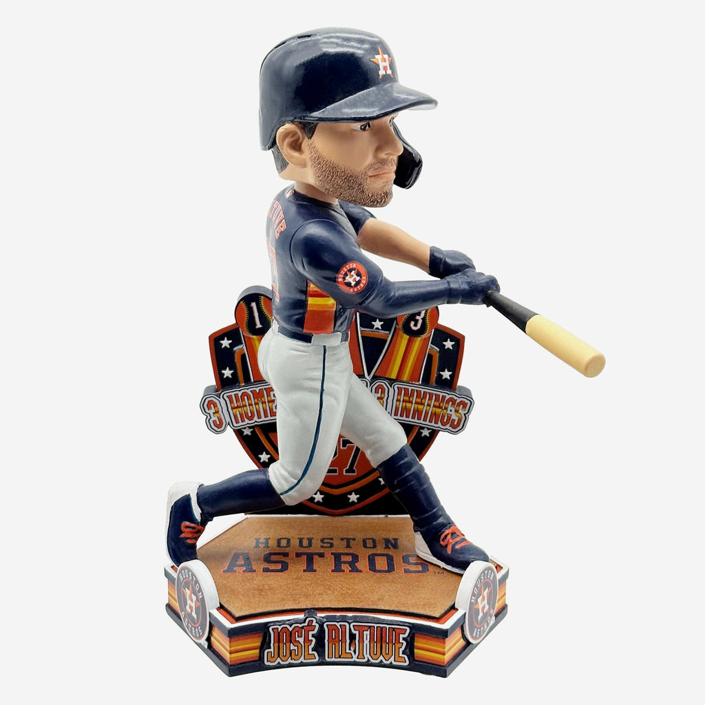 Jose Altuve Houston Astros Three Home Runs in Three Innings Bobblehead FOCO - FOCO.com