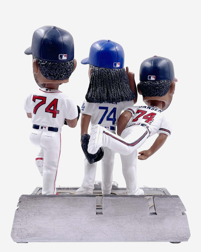 Kenley Jansen 3 Team 400 Saves Mini Bobblehead Scene FOCO - FOCO.com