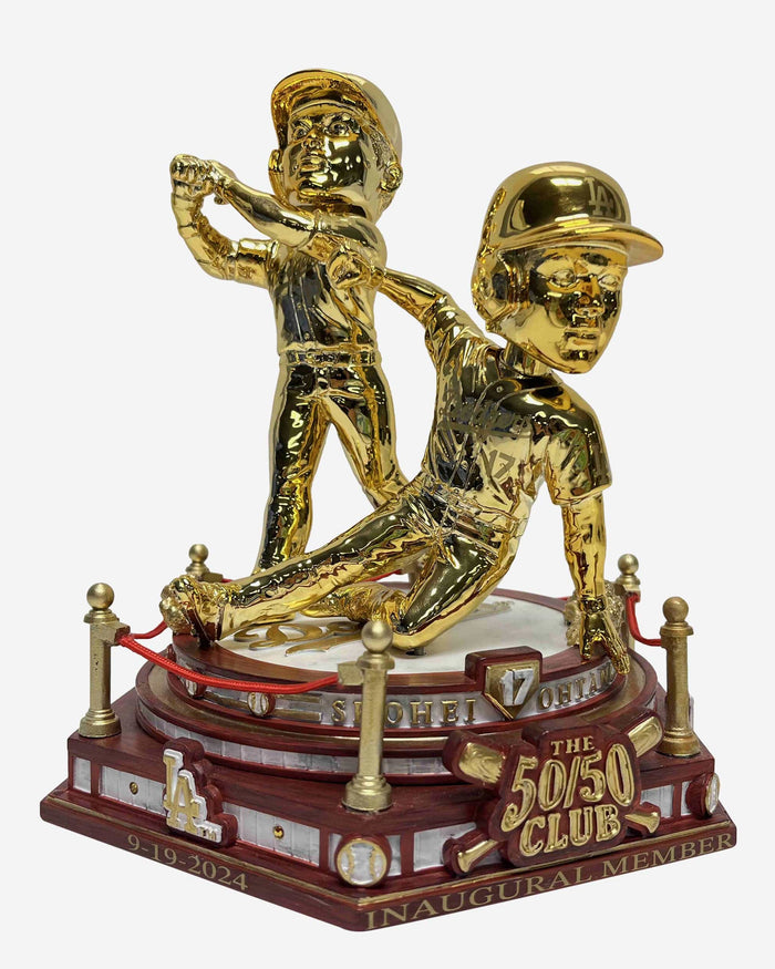Shohei Ohtani Los Angeles Dodgers 50 Home Runs & 50 Stolen Bases Dual Spinning Bobblehead FOCO - FOCO.com