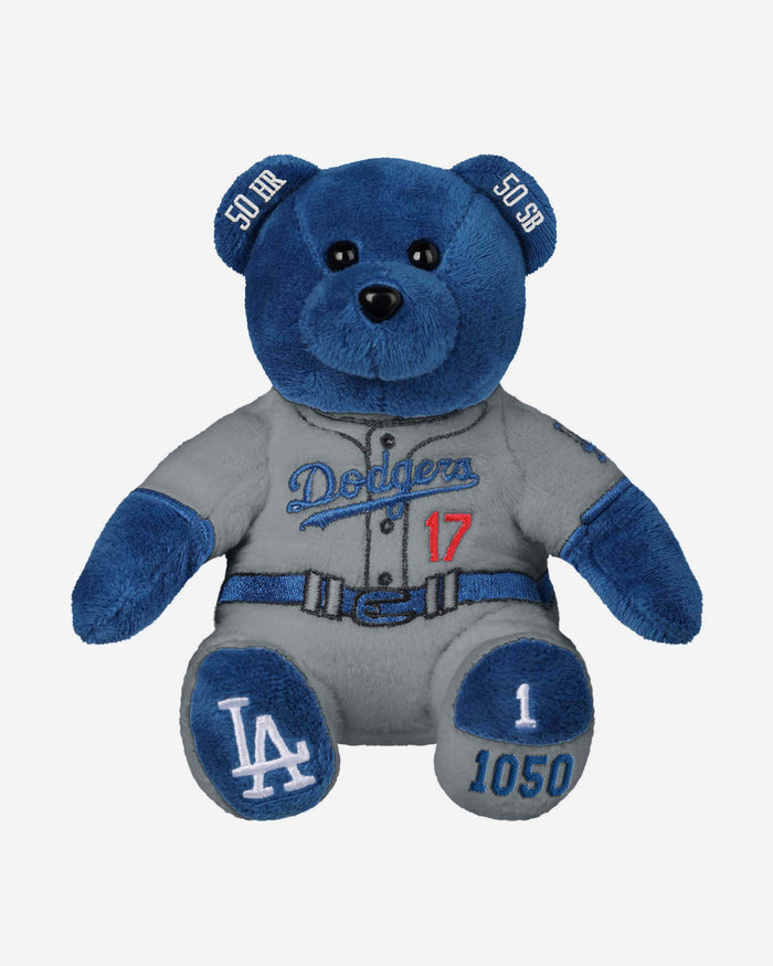 Shohei Ohtani Los Angeles Dodgers 50 Home Runs & 50 Stolen Bases Team Beans Player Embroidered Bear FOCO - FOCO.com