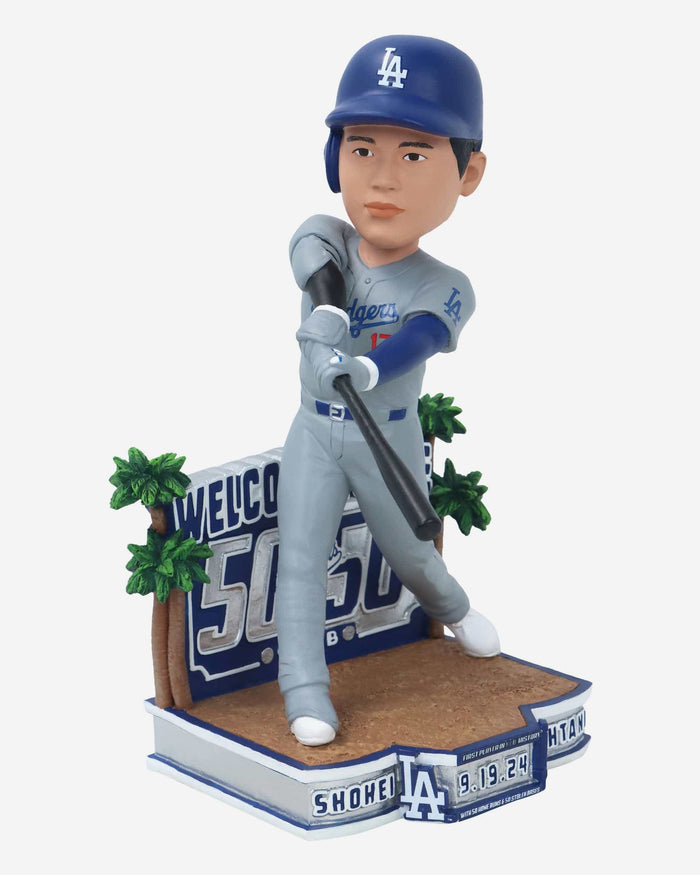 Shohei Ohtani Los Angeles Dodgers 50 Home Runs & 50 Stolen Bases Bobblehead FOCO - FOCO.com