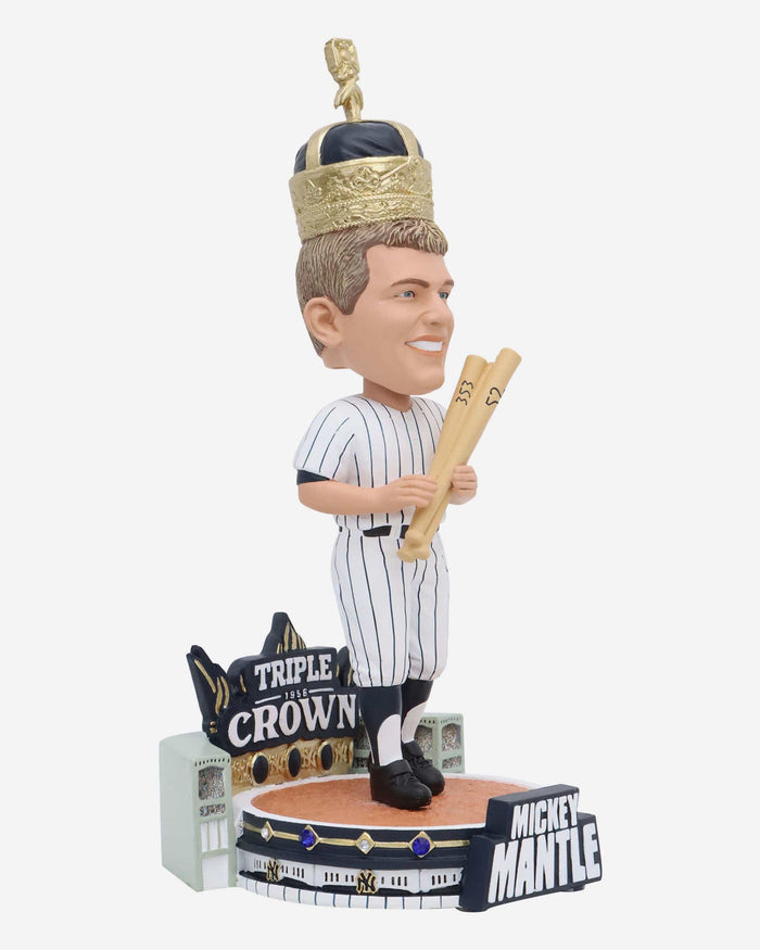 Mickey Mantle New York Yankees 1956 Triple Crown Bobblehead FOCO - FOCO.com