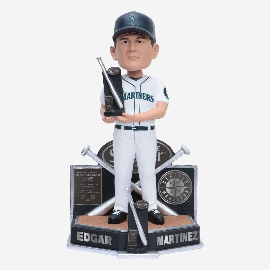 Edgar Martinez Seattle Mariners 5X Silver Slugger Bobblehead FOCO - FOCO.com