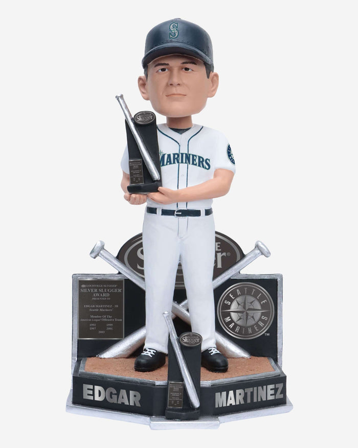 Edgar Martinez Seattle Mariners 5X Silver Slugger Bobblehead FOCO - FOCO.com