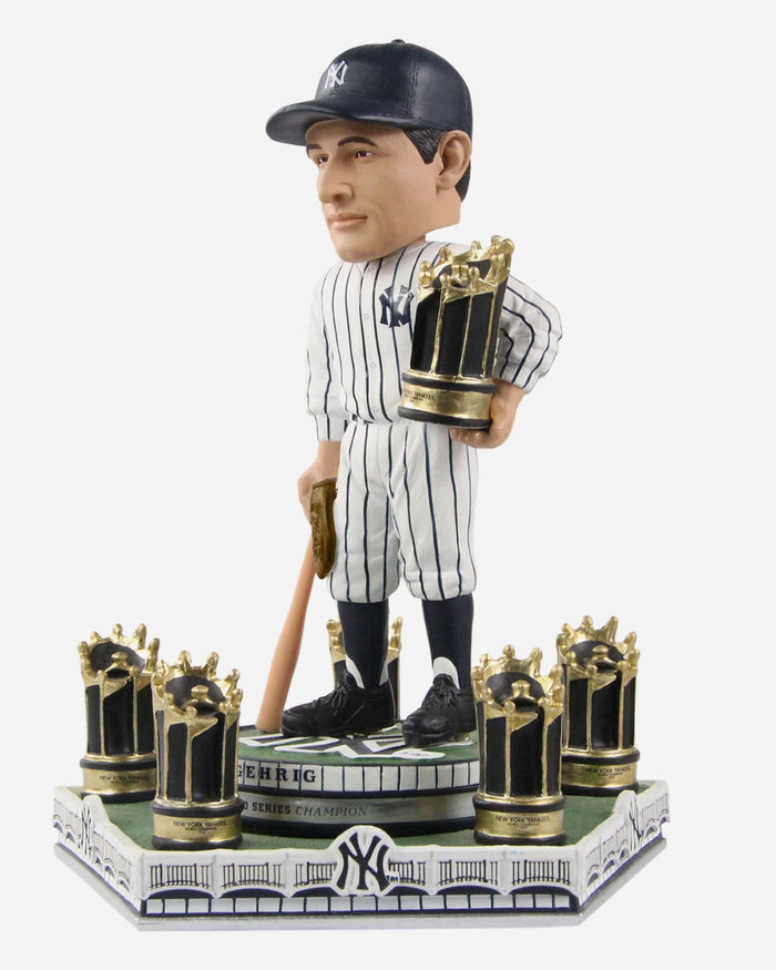 Lou Gehrig New York Yankees 6x World Series Champion Spinning Bobblehead FOCO - FOCO.com