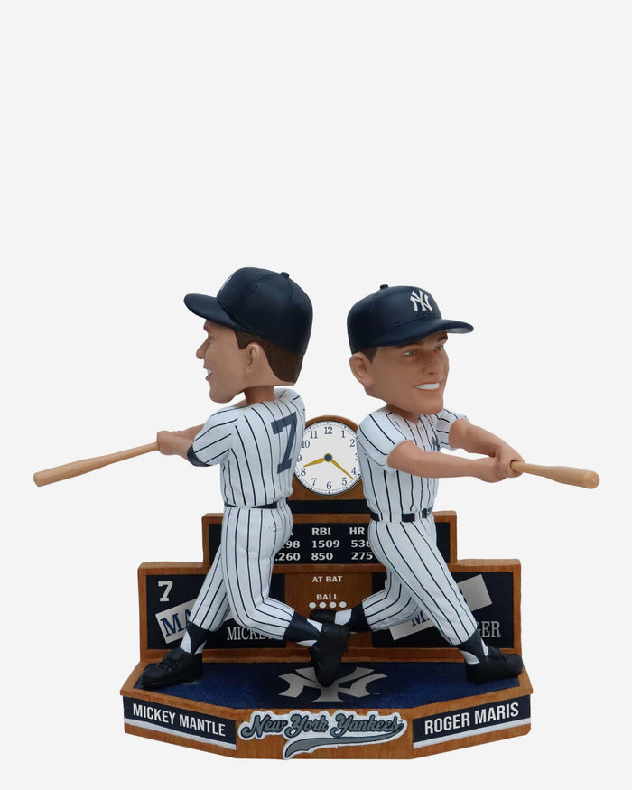 Mickey Mantle & Roger Maris New York Yankees Bobblemate Dual Bobblehead FOCO - FOCO.com