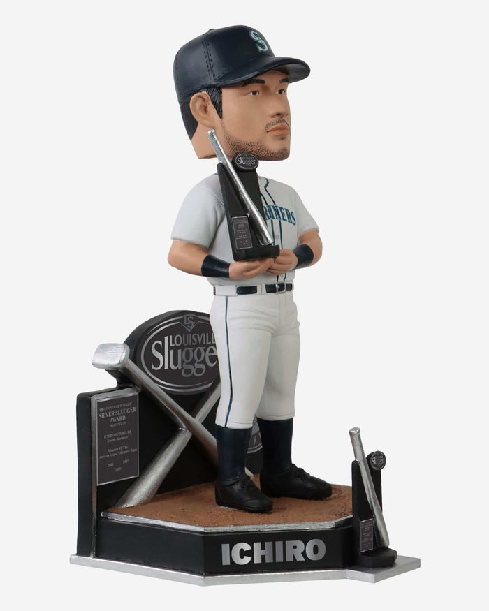 Ichiro Suzuki Seattle Mariners 3x Silver Slugger Bobblehead FOCO - FOCO.com