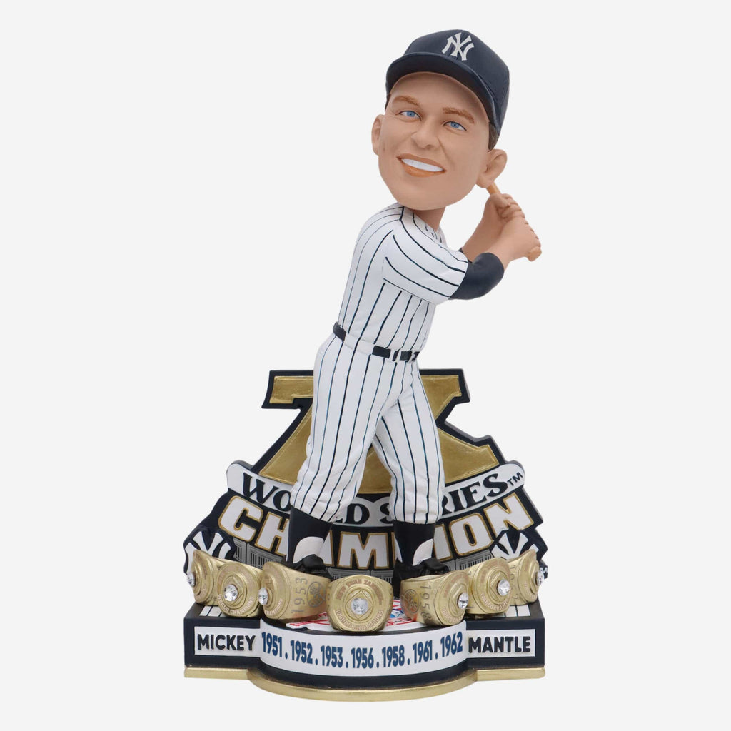 Mickey Mantle New York Yankees 7X World Series Champion Bobblehead FOCO - FOCO.com