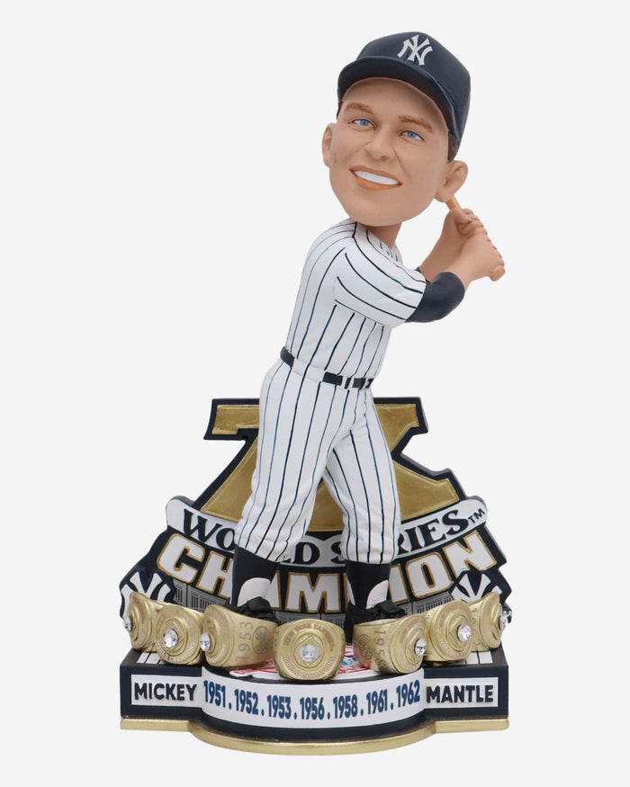 Mickey Mantle New York Yankees 7X World Series Champion Bobblehead FOCO - FOCO.com