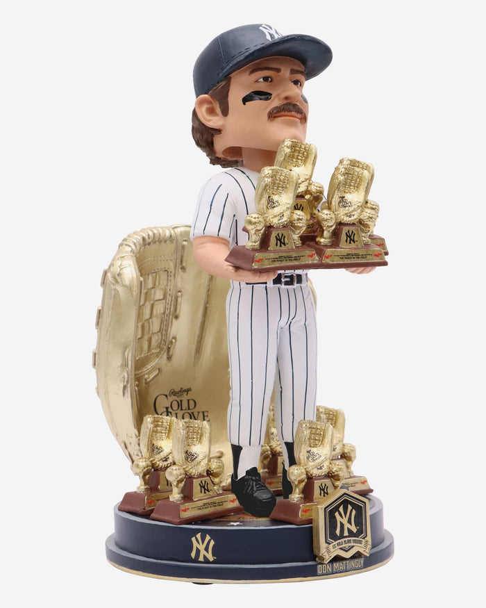 Don Mattingly New York Yankees 9X Gold Glove Award Bobblehead FOCO - FOCO.com