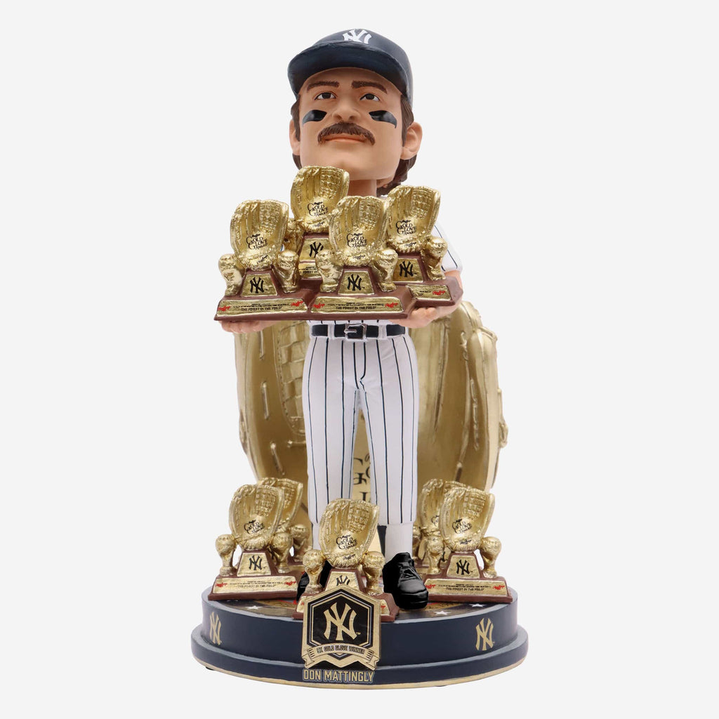 Don Mattingly New York Yankees 9X Gold Glove Award Bobblehead FOCO - FOCO.com