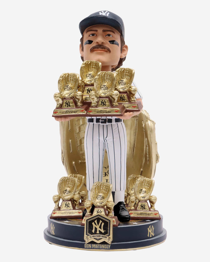 Don Mattingly New York Yankees 9X Gold Glove Award Bobblehead FOCO - FOCO.com