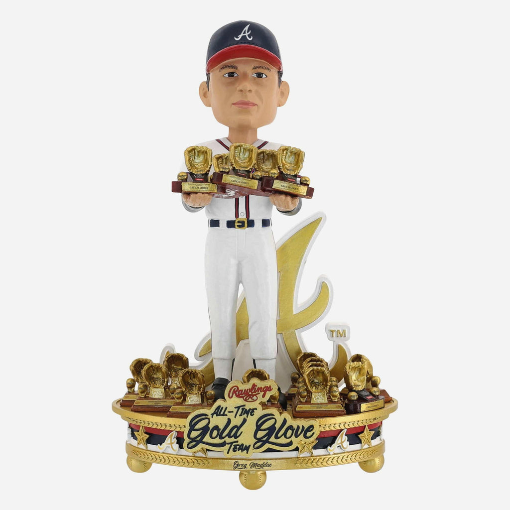 Greg Maddux Atlanta Braves All-Time Gold Glove Team Bobblehead FOCO - FOCO.com