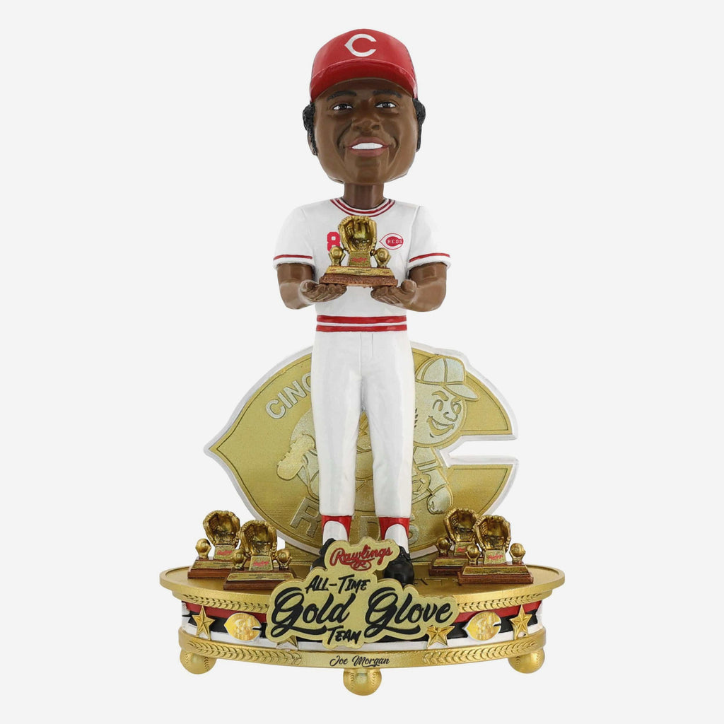 Joe Morgan Cincinnati Reds All-Time Gold Glove Team Bobblehead FOCO - FOCO.com