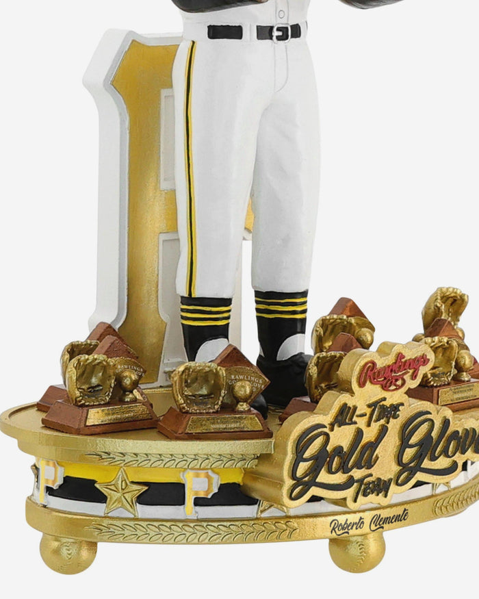 Roberto Clemente Pittsburgh Pirates All Time Gold Glove Team Bobblehead FOCO - FOCO.com
