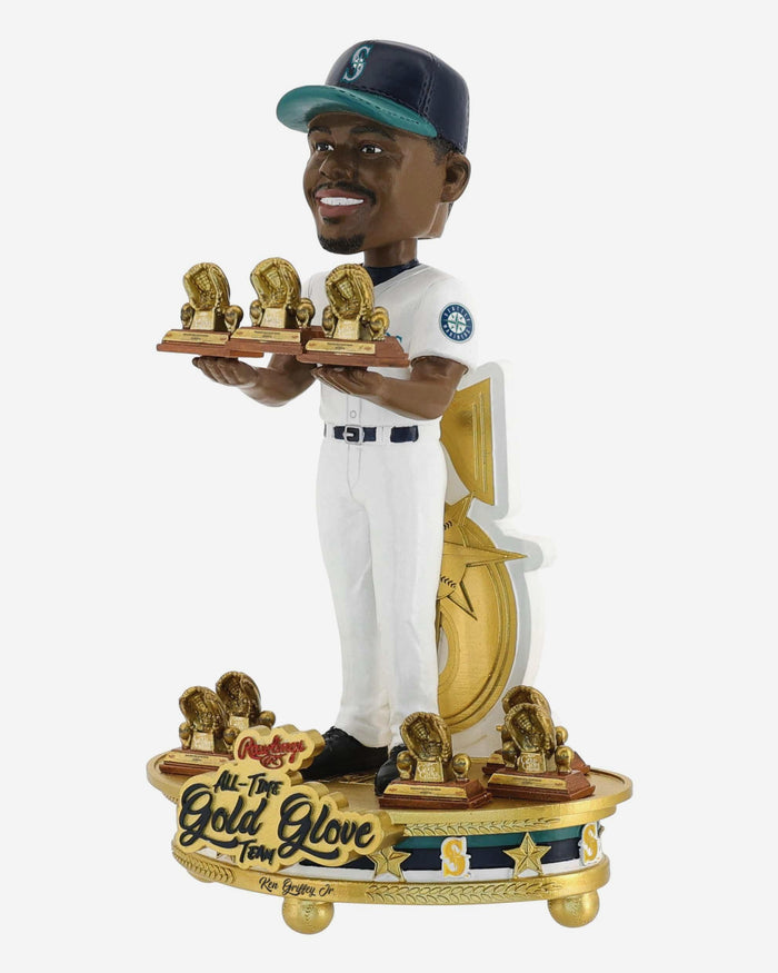 Ken Griffey Jr Seattle Mariners All-Time Gold Glove Team Bobblehead FOCO - FOCO.com