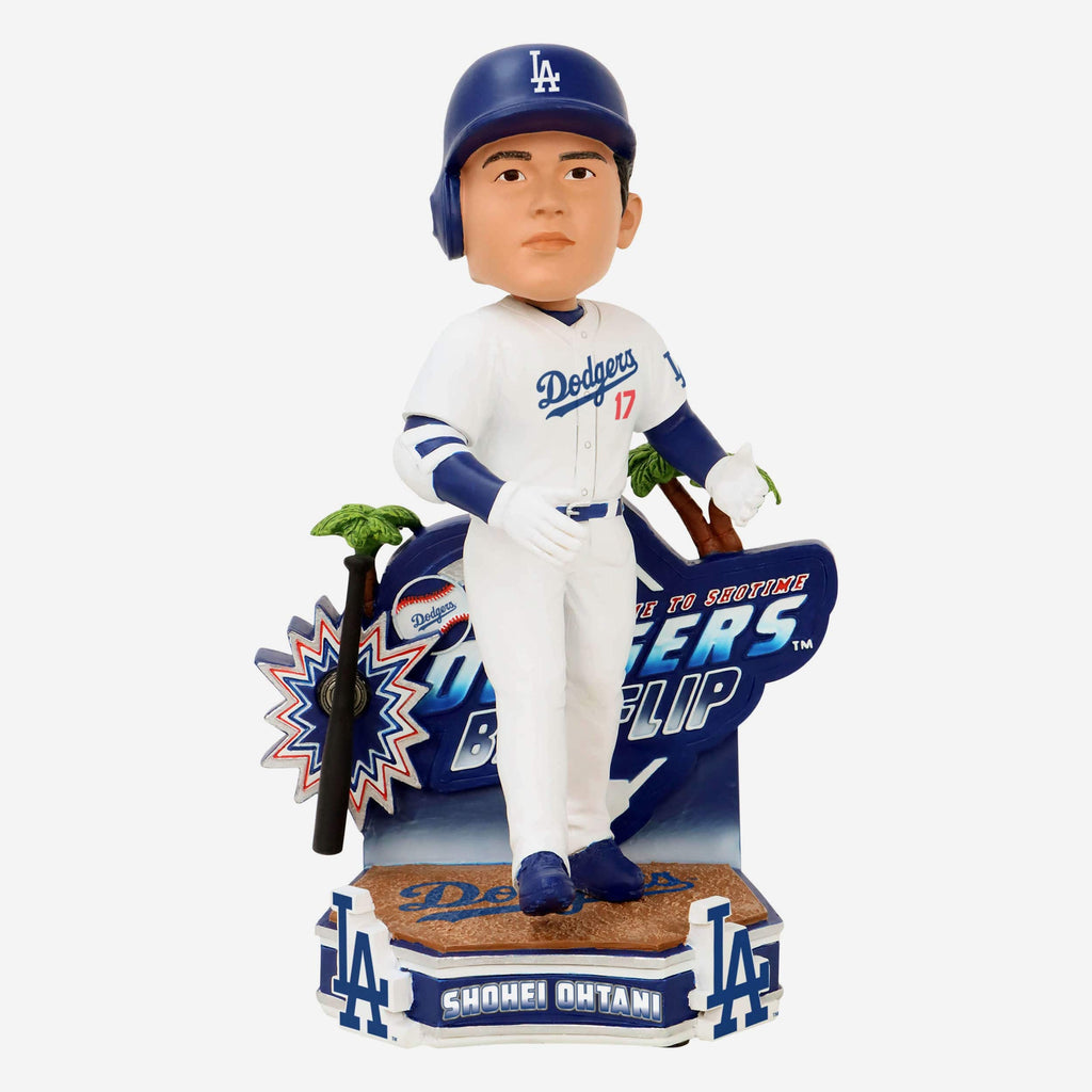 Shohei Ohtani Los Angeles Dodgers Bat Flip Bobblehead FOCO - FOCO.com