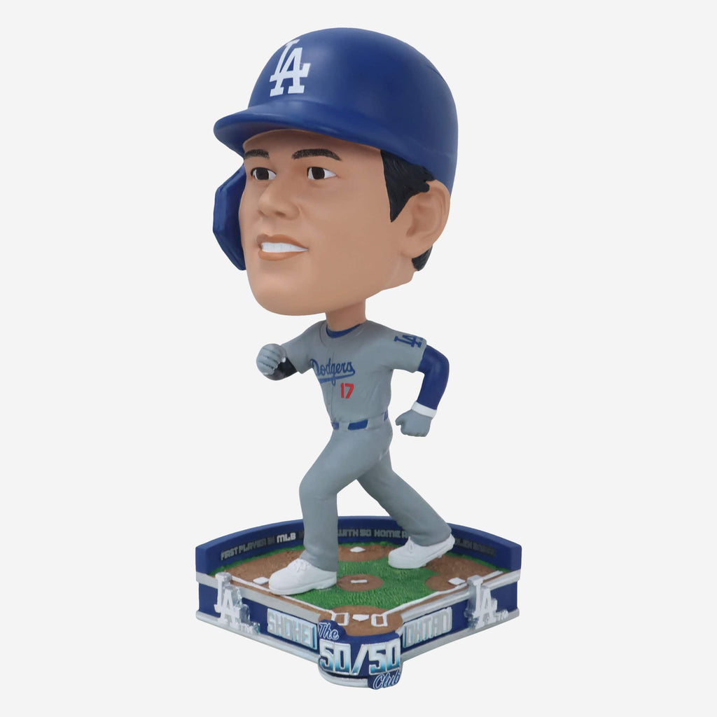 Shohei Ohtani Los Angeles Dodgers 50 Home Runs & 50 Stolen Bases Bighead Bobblehead FOCO - FOCO.com