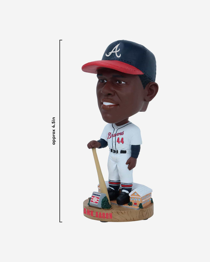 Hank Aaron Atlanta Braves Legends of the Park Hall of Fame Mini Bighead Bobblehead FOCO - FOCO.com