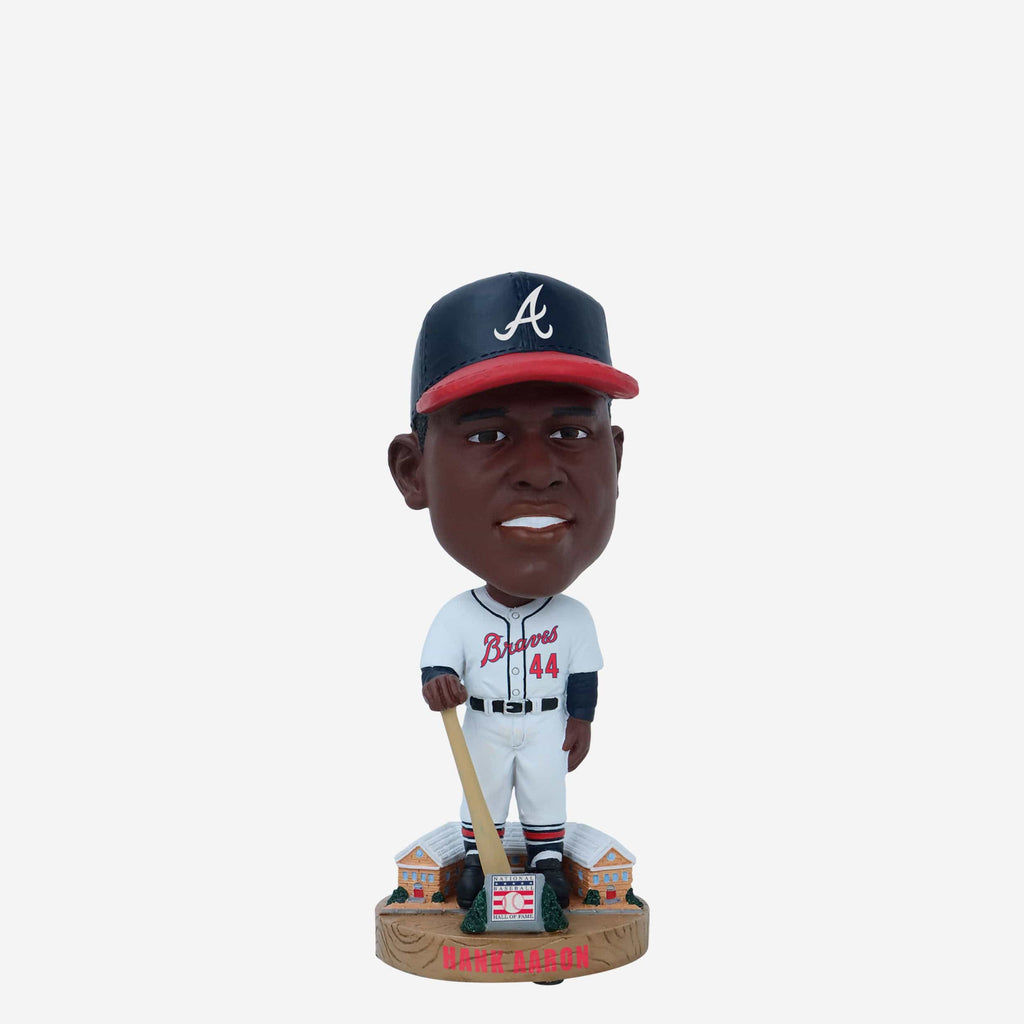 Hank Aaron Atlanta Braves Legends of the Park Hall of Fame Mini Bighead Bobblehead FOCO - FOCO.com