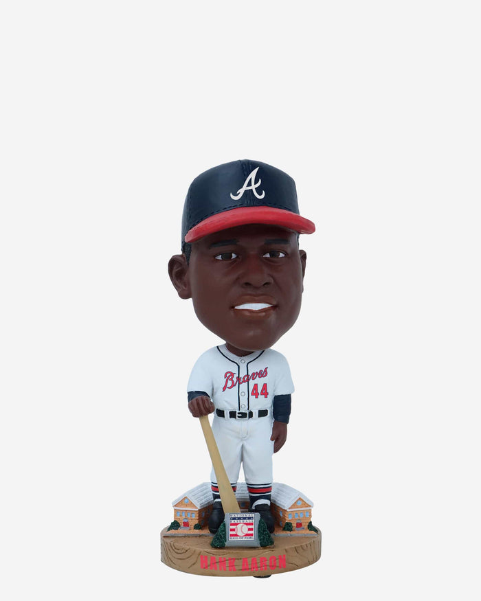 Hank Aaron Atlanta Braves Legends of the Park Hall of Fame Mini Bighead Bobblehead FOCO - FOCO.com