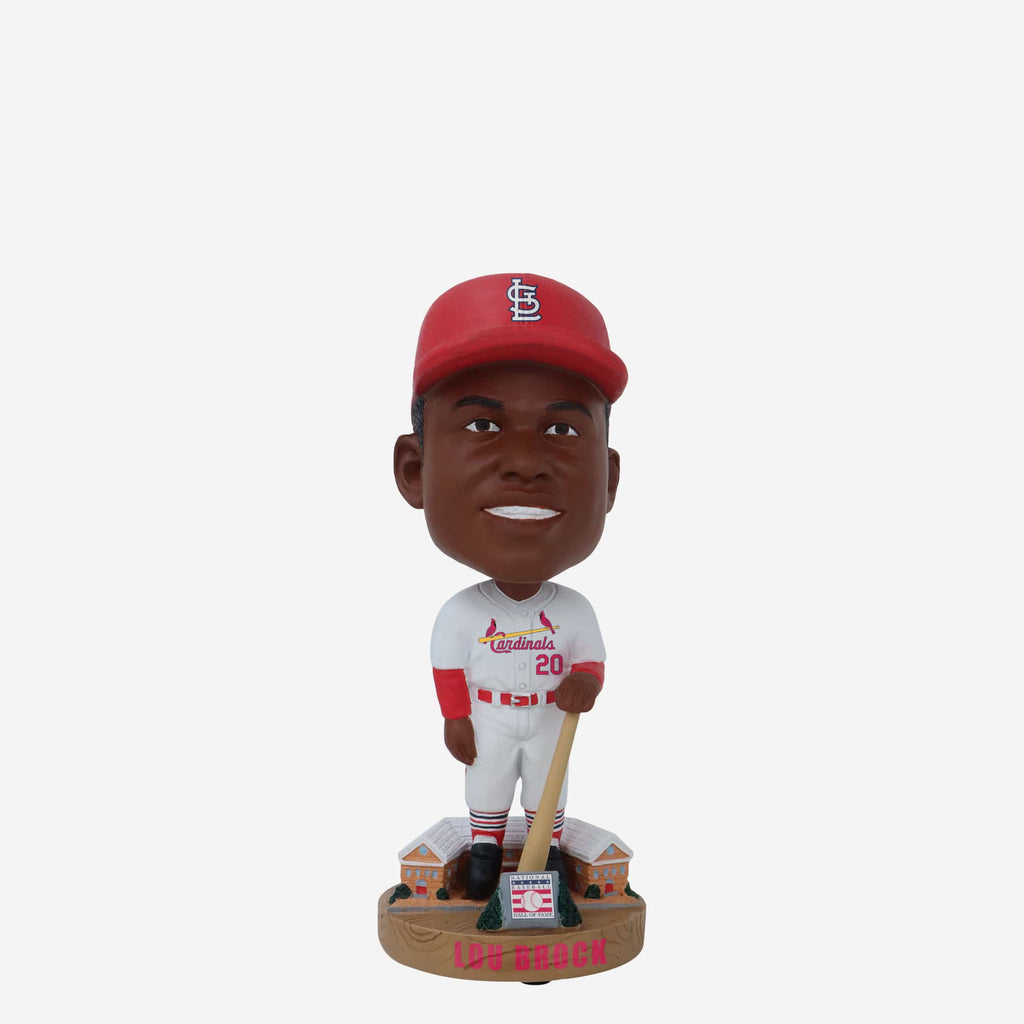 Lou Brock St Louis Cardinals Legends of the Park Hall of Fame Mini Bighead Bobblehead FOCO - FOCO.com