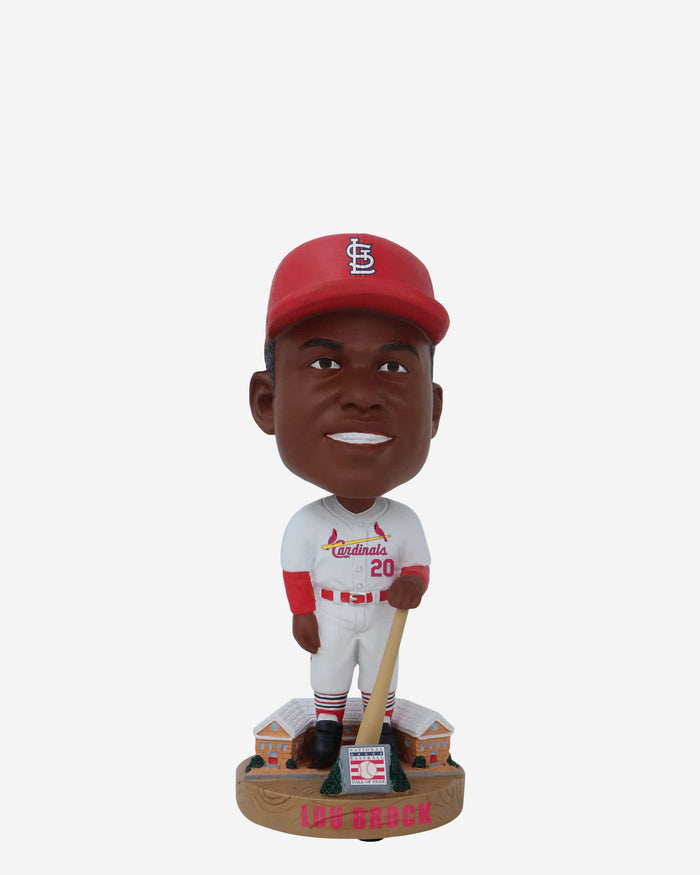 Lou Brock St Louis Cardinals Legends of the Park Hall of Fame Mini Bighead Bobblehead FOCO - FOCO.com