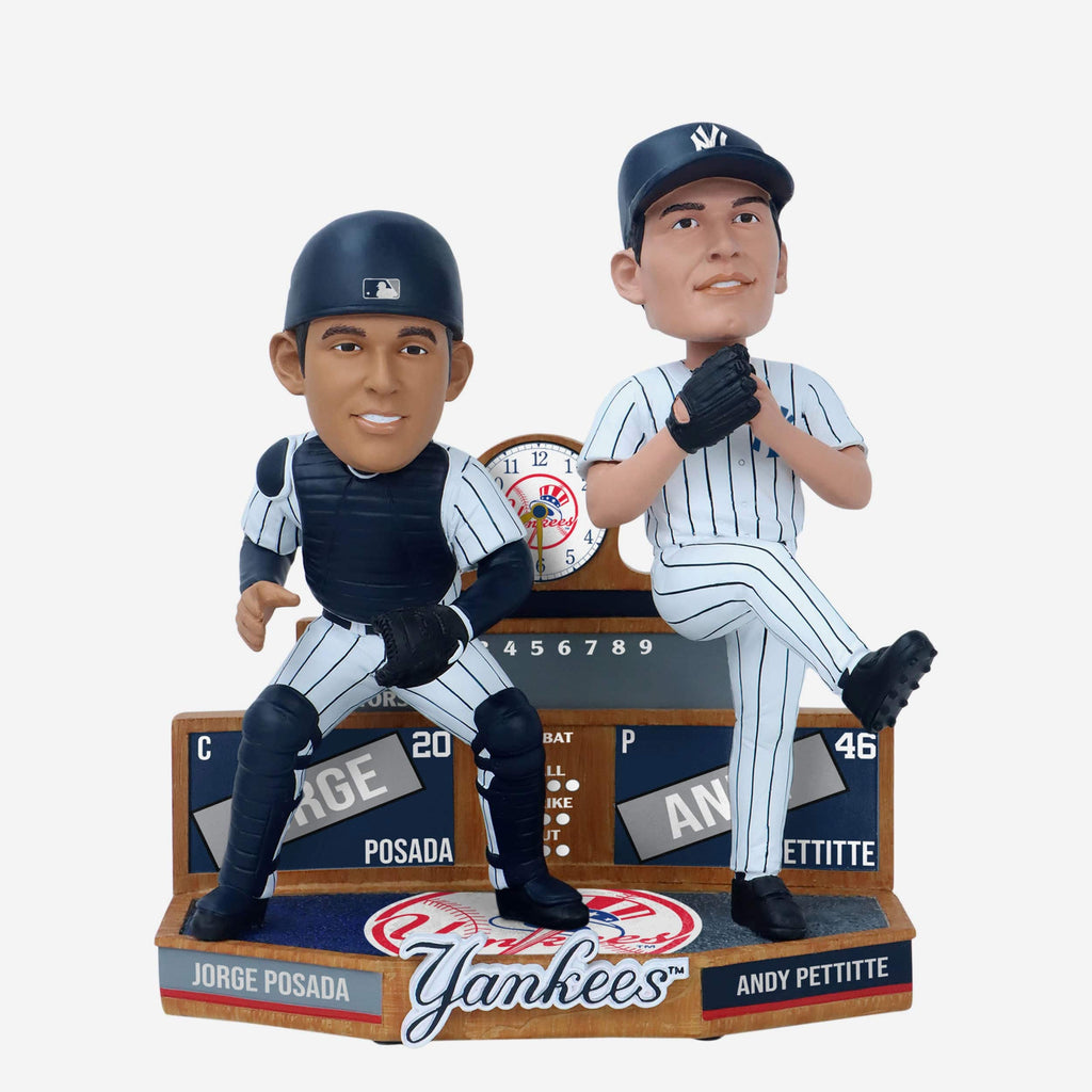 Jorge Posada & Andy Pettitte New York Yankees Bobblemate Dual Bobblehead FOCO - FOCO.com