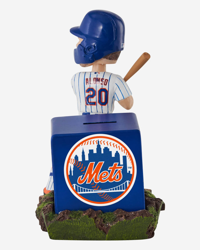 Pete Alonso New York Mets Bank Bobblehead FOCO - FOCO.com