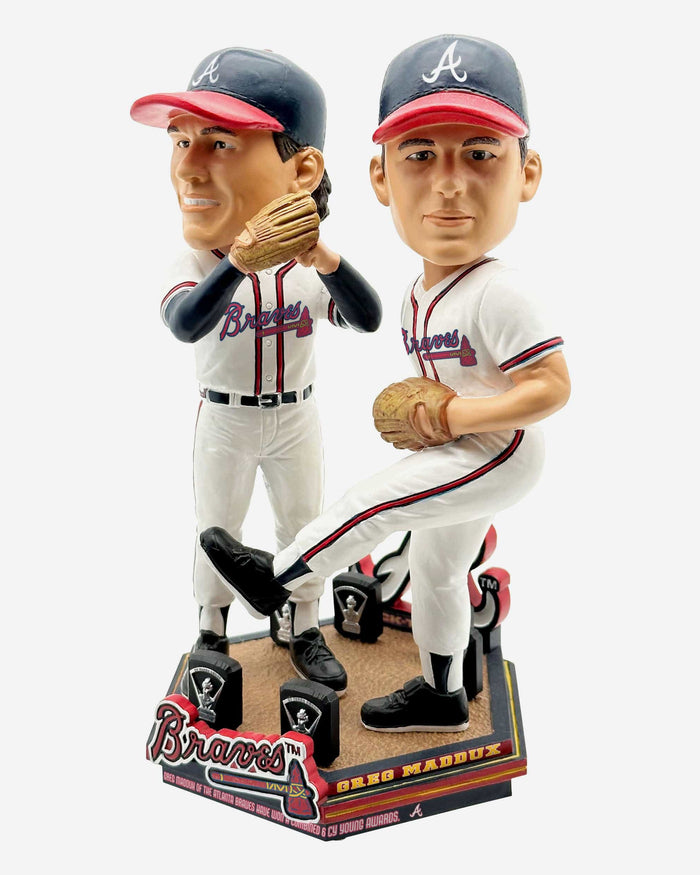 Tom Glavine & Greg Maddux Atlanta Braves Cy Young Dual Bobblehead FOCO - FOCO.com